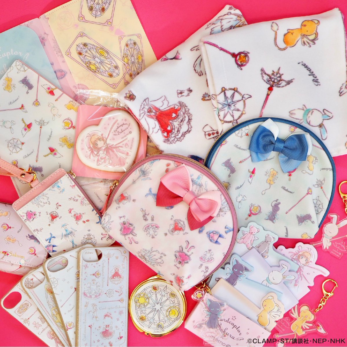 Aitai Kuji Japanese Cosmetics And Fashion Brand Its Demo Will Be Having A Cardcaptorsakura Collaboration Featuring A Myriad Of Accessories And Stationery With New Art Of Sakura Her Costumes Kero And Suppi