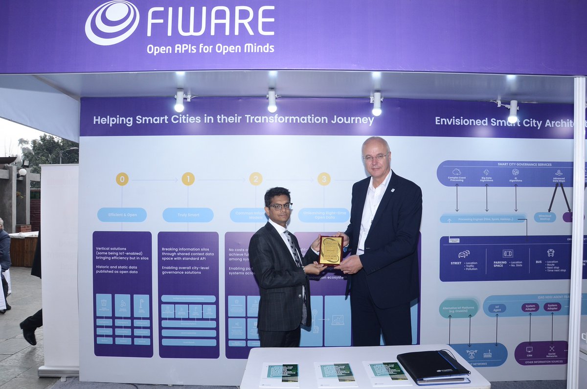 Looking back on two productive days at the #IndiaM2MIoTForum this week. Thank you to @Them2miotPaper for a great event, and to our Platinum and Gold Members: @NECTechnologies India, <a href="/APInf_io/">APInf</a>, #Mobilepedia, and #SmartCitiesLab, for joining #FIWARE at this event! #SmartCities