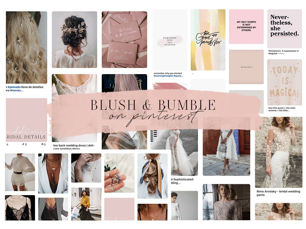 Are we friends on Pinterest? Follow blushandbumble for all the bridal and fashion inspo: buff.ly/2VZPRWb