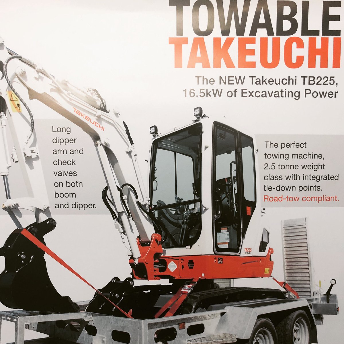 JmsEquipment's tweet photo. Takeuchi TB225 #TowableTakeuchi #RedAndGrey #ShapingScotland #JapaneseForReliability π―π΅π΄σ §σ ’σ ³σ £σ ΄σ Ώ https://t.co/SBFKEVm4Cx