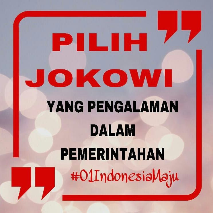 Untuk Indonesia semakin maju
#VisiMisiJokowiMenang 
#01IndonesiaMaju 
#Debat01Jokowi 
<a href="/Gimanto77722492/">Gimanto.sh</a>