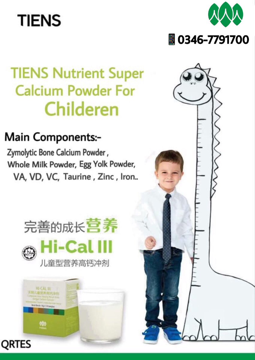 imQRafique's tweet photo. 🌱🍃To support the health of your children, we have an ideal product 😍
#TIENS #health #careforourchildren #calciumforchildren #welovethoselittlecuties🌱🍃 https://t.co/uxLq1u7y6c