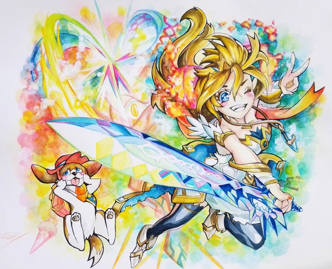 アタシの一撃は勇者の証?(*^∪゜)v

#モンスト
#モンスターストライク
#MonsterStrike 