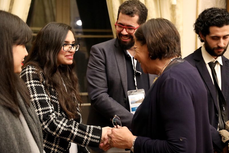 YoungMedVoices's tweet image. Young participants to the #LeadershipSeminar visit the Presidential Palace of Malta and exchange views with Acting President Dolores Cristina: “#YoungMedVoices demonstrates that south and north need to tackle common issues together” #DebatetoAction @eu_eeas @eu_near