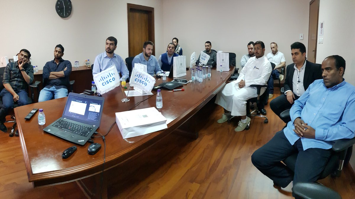 BaraaMohammadSY's tweet photo. #AlJammaz and #Cisco held a partner enablement Workshop to present #CiscoSecurity #Solutions and #Technologies
#AlJammaz #Distribution @CiscoSecurity #CiscoSecurity #datacenter #security #Solutions #technology
#CiscoDCC19 #CiscoDistEMEAR #exginge @imsidahmad @waleed_bakkar https://t.co/o3XKJCZeLT