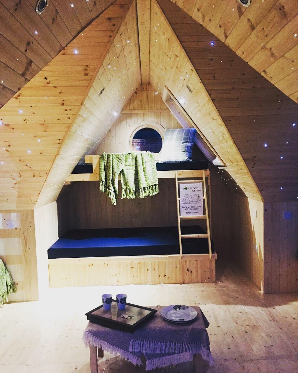 Grand unveiling of the new Harripod Gemini at the New Statics For Sale January Show! How dreamy does this look all lit up at night!🥰 
Seeming to be very popular from the feedback we are getting, head down to take a look! Our show is on until Mon 21st Jan.
#glamping #harripod