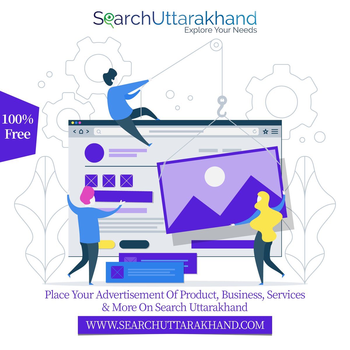 SearchUttarakh1's tweet image. Post Your Advertisement To Generate More Leads To Your Business, Sell Your Products &amp;amp; Services Free Of Cost On Search Uttarakhand
Register Now: searchuttarakhand.com
#classifieddehradun
#onlineclassified
#freeadposting
#freeclassified
#businesslistingsite
#freeonlineclassified