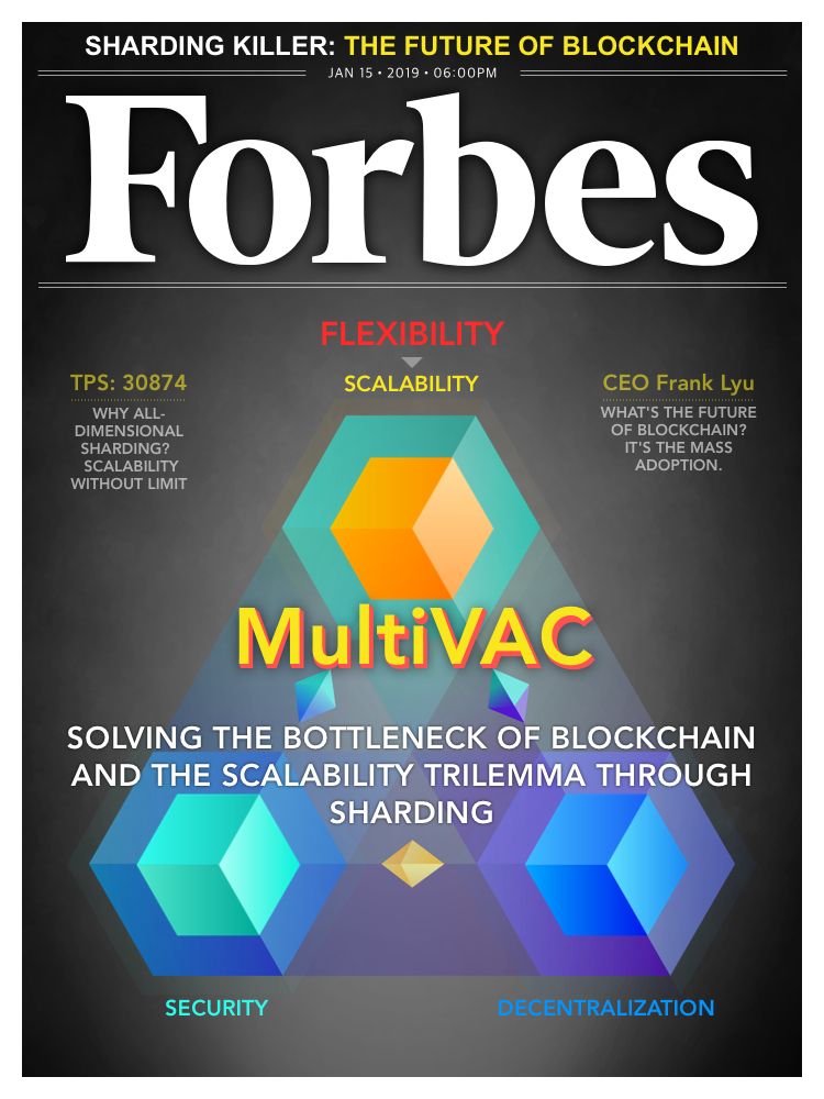 MultiVAC_Global's tweet photo. 📢So glad to announce that MultiVAC is reported by Forbes! 📢
#MultiVACNews 

👍🏻"Solving The Bottleneck Of Blockchain And The Scalability Trilemma Through Sharding": https://t.co/1bIMsoLIOh

💖If you like it, retweet this tweet and add a quote in your native language!💖 https://t.co/FCNIEx6tFL