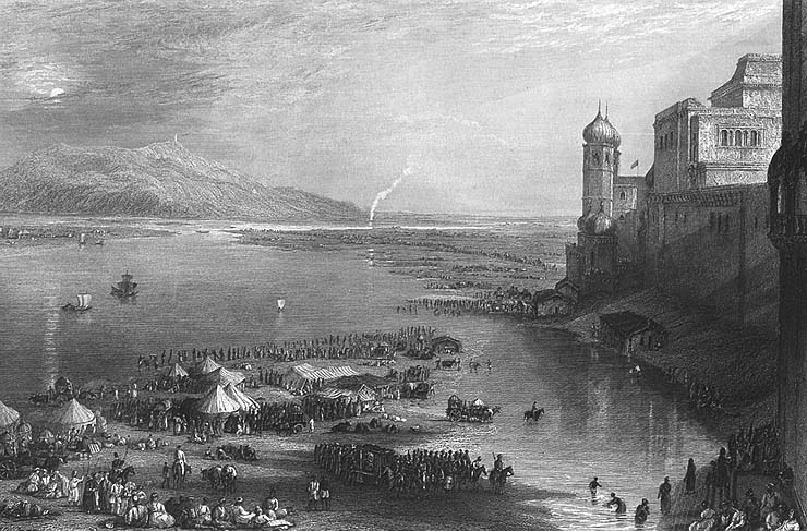 After #SamudraManthan, the Devas managed to seize the Kumbha of nectar. During the chase by Asuras, few drops of nectar fell at 4 places - Haridwar, Prayagraj, Nasik &amp; Ujjain. The #KumbhMela is celebrated in one of these four places in rotation.