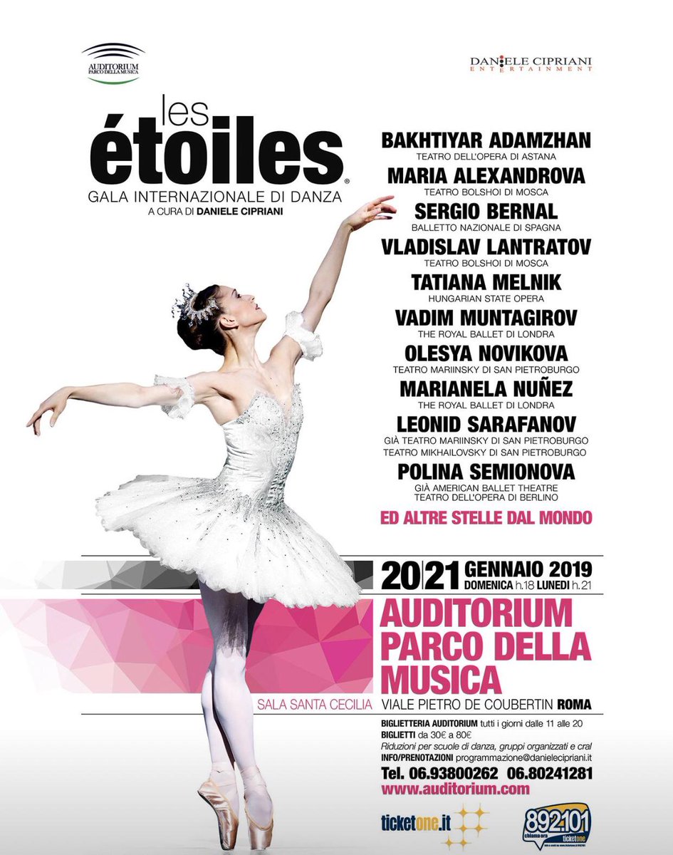 Our first dancer @90Sergiobernal will be performing today and tomorrow at @AuditoriumPdM on the gala 'Les Étoiles'. Sergio will perform Zapateado de Sarasate and El Cisne

We are sure it will be a success!!