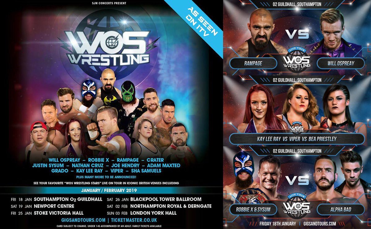 JustinSysum's tweet photo. @WOSWrestling tour starts tomorrow in Southampton! https://t.co/QS2ci1ufm8