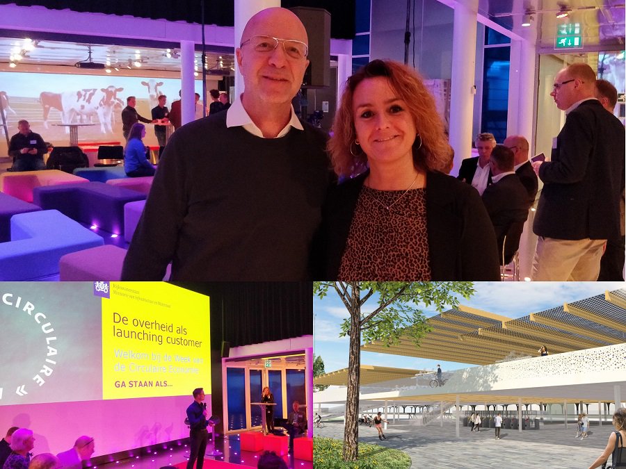 Een duurzame fietsenstalling in de <a href="/GemDordrecht/">Gemeente Dordrecht</a> met zonnedak die zorgt voor plus op de meter! Mooie inspiratie vandaag tijdens de Nationale Week van de Circulaire Economie bij <a href="/Rijkswaterstaat/">Rijkswaterstaat</a> door Katja Nelissen van <a href="/ProRail/">ProRail</a> en Paul van der Ree van <a href="/_studiosk/">studioSK</a>! #WeekvandeCE