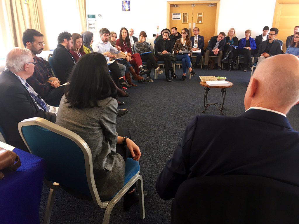 YoungMedVoices's tweet image. “We need a more open, regulated mobility policy, especially for civic participation and intercultural dialogue. In the long run it will be a big asset for our societies @GPapandreou to #YoungMedVoices #LeadershipSeminar #culturalmobility @CLUBdeMADRID @eu_near @eu_eeas