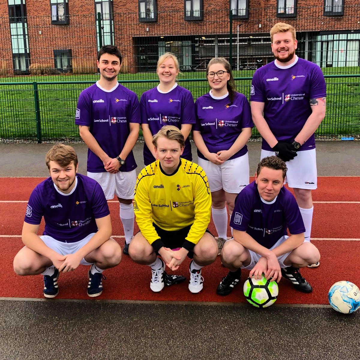 Amazing effort by all the teams yesterday at our Charity Football Tournament - thanks to <a href="/UoC_LawSchool/">ChesterUniversityLaw</a>  for sponsoring the kit, <a href="/ChesterSU/">Chester SU</a> for helping us organise a great day - over 20 teams played &amp; we raised £325 for charity - Congratulations to “up the fourths” on winning !