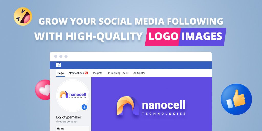 logotypemaker's tweet image. Big, beautiful cover and profile logo images for social media. Get a full branding package at LogotypeMaker today! You’ll love how fast you can get online—and look amazing #logo #socialmedia #brand #https://buff.ly/2x7087D