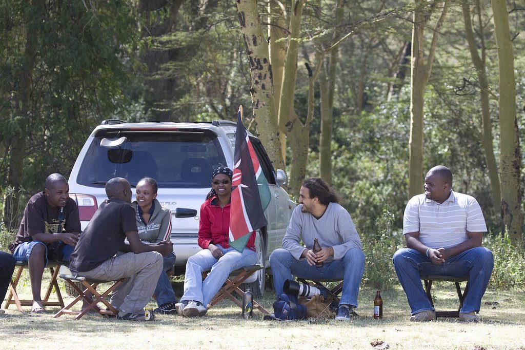 Some of the first trips we did were camping ones to Lake Elementaita with friends and colleagues from  @ARKafrica_. Back then, you could camp by the lake shore for free. More photos at the links below. https://flic.kr/s/aHsiZBmi9N  https://flic.kr/s/aHsiX3PBxw  https://flic.kr/s/aHsjbpDvPB 