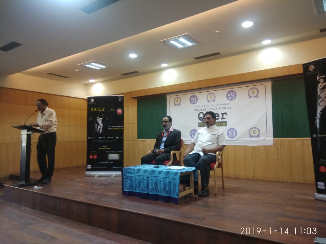 AirShaale's tweet photo. Launch of #QberForPU by well known educationalist Dr.Wooday P Krishna https://t.co/XICSNoEYkN