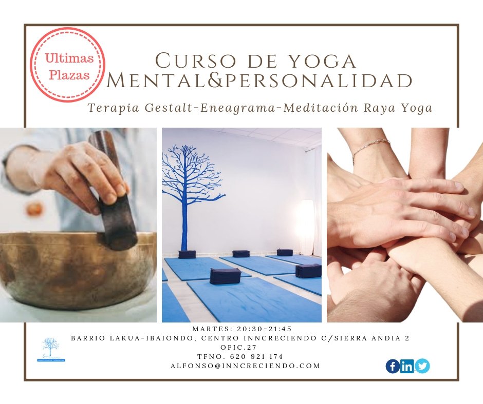 Si buscas una forma saludable de sentirte mejor☀️, este Curso puede ser para ti.
Mas Info👉bit.ly/2yogamentalper…
#yoga #Mindfulness #eneagrama #CrecimientoPersonal