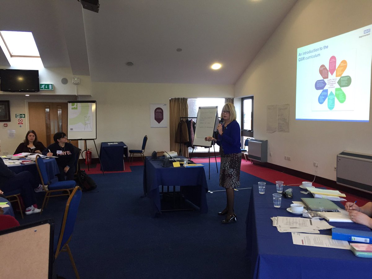 KKessack's tweet photo. A full room of fabulous @NHSKentCHFT staff ready for day 1 of #QSIR #KCHFTQSIR @ACT2improve @serviceimpkchft @AJONeill11 kicking off 😀let's do this! @DawnNortman @sarajan16181976 @Natalie05261888 https://t.co/rTLjcY2Dk7