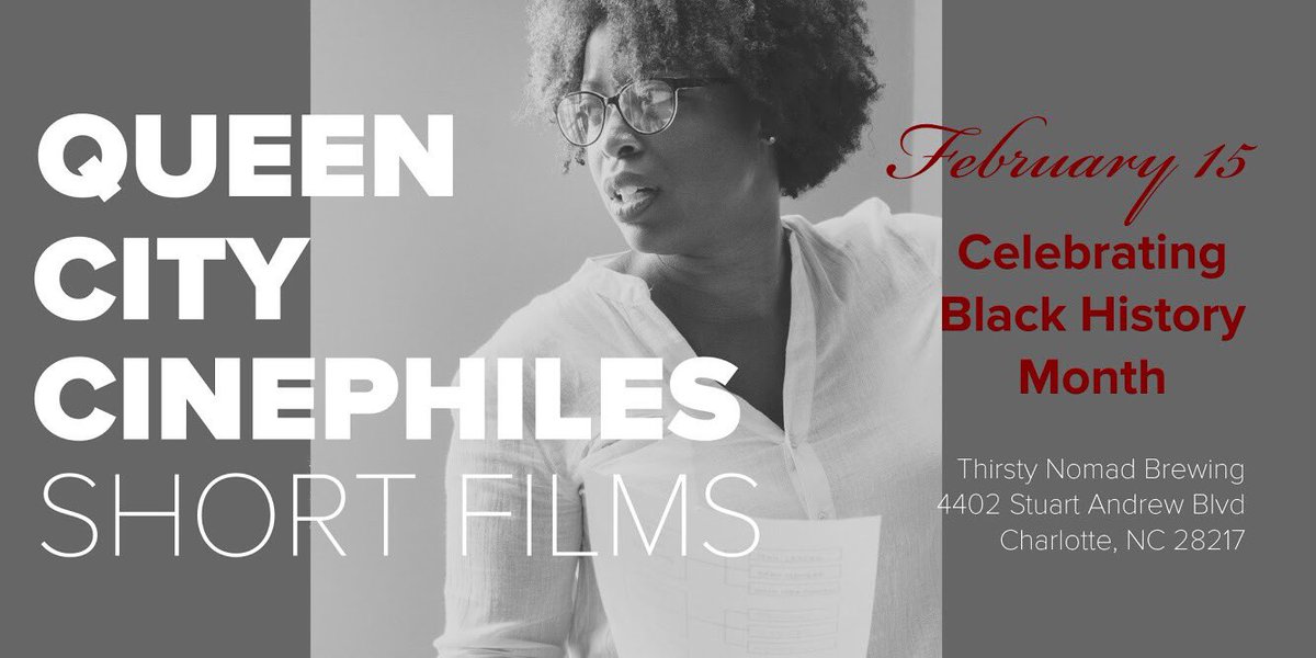 Admission is $5. Admission + Beer + Snack is $10. Buy your tickets here: eventbrite.com/e/qcc-short-fi…
In celebration of Black History Month in February, this lineup will show Shorts from African and African-American filmmakers.