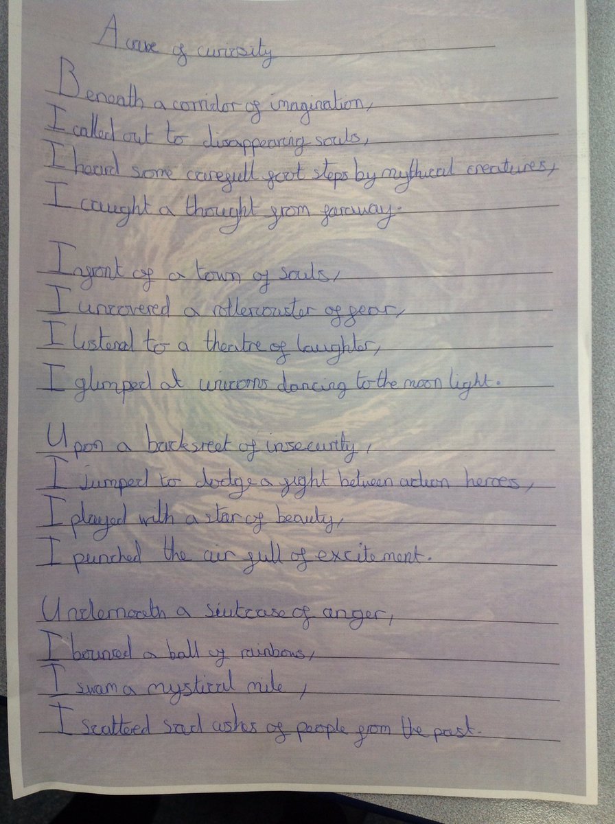 SSAMprimary's tweet image. Year 4 writing their own versions of A Cave of Curiosity by @PieCorbett #mysterypoem #usingourimagination