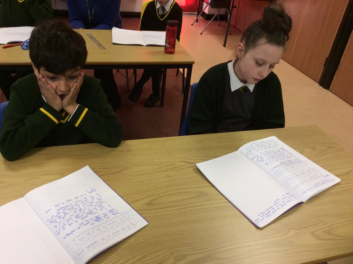 MrsBrydenEPS's tweet photo. Year 5 we are so proud of the effort you put into your descriptive writing today. Fantstaic progress is being made by all! #welovewriting #figurativelanguage #creatinganatmosphere https://t.co/3GLqW0hWGM