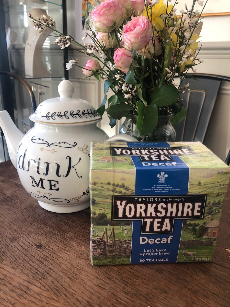 thesecretgdn's tweet image. So we were asked by a customer for a really good cup of decaffeinated tea. Of course we said and she recommended this...
#yorkshiretea #decaff  come and try xx