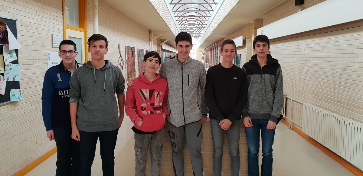 Colegio Juan de Lanuza (@juandelanuza) on Twitter photo Os presentamos a los integrantes que nos representarán en el concurso CANSAT 2019 organizado por la Agencia Espacial Europea (ESA) y cuya función principal es promover la enseñanza de tecnologías aeroespaciales en escuelas y universidades #cansatsp19 <a href="/CanSatSP/">CanSat España</a> <a href="/Ibercivis/">Fundación Ibercivis</a> <a href="/esa/">European Space Agency</a> Os presentamos a los integrantes que nos representarán en el concurso CANSAT 2019 organizado por la Agencia Espacial Europea (ESA) y cuya función principal es promover la enseñanza de tecnologías aeroespaciales en escuelas y universidades #cansatsp19 <a href="/CanSatSP/">CanSat España</a> <a href="/Ibercivis/">Fundación Ibercivis</a> <a href="/esa/">European Space Agency</a>