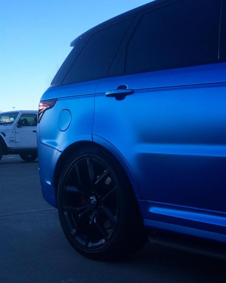 VWCLeeds's tweet photo. New year means new colour for one of our best customers ππΌ
β’
We loved this satin blue chrome last year but what would you chose for this SVR?
β’
#rangerover #svr #580bhp #beast #wrapped #wrappedcars #wraps #paintisdead #satinchrome #satinbluechrome #chromewrap #wrapfolio #leeds https://t.co/5yArcXOwbD