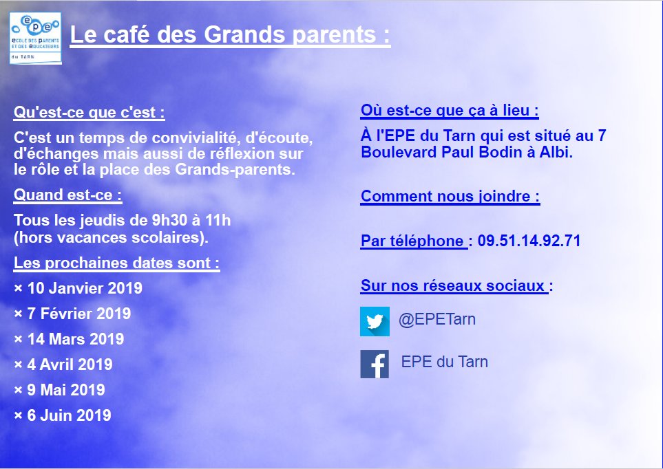 Ecole des parents et des éducateurs du Tarn tweet media