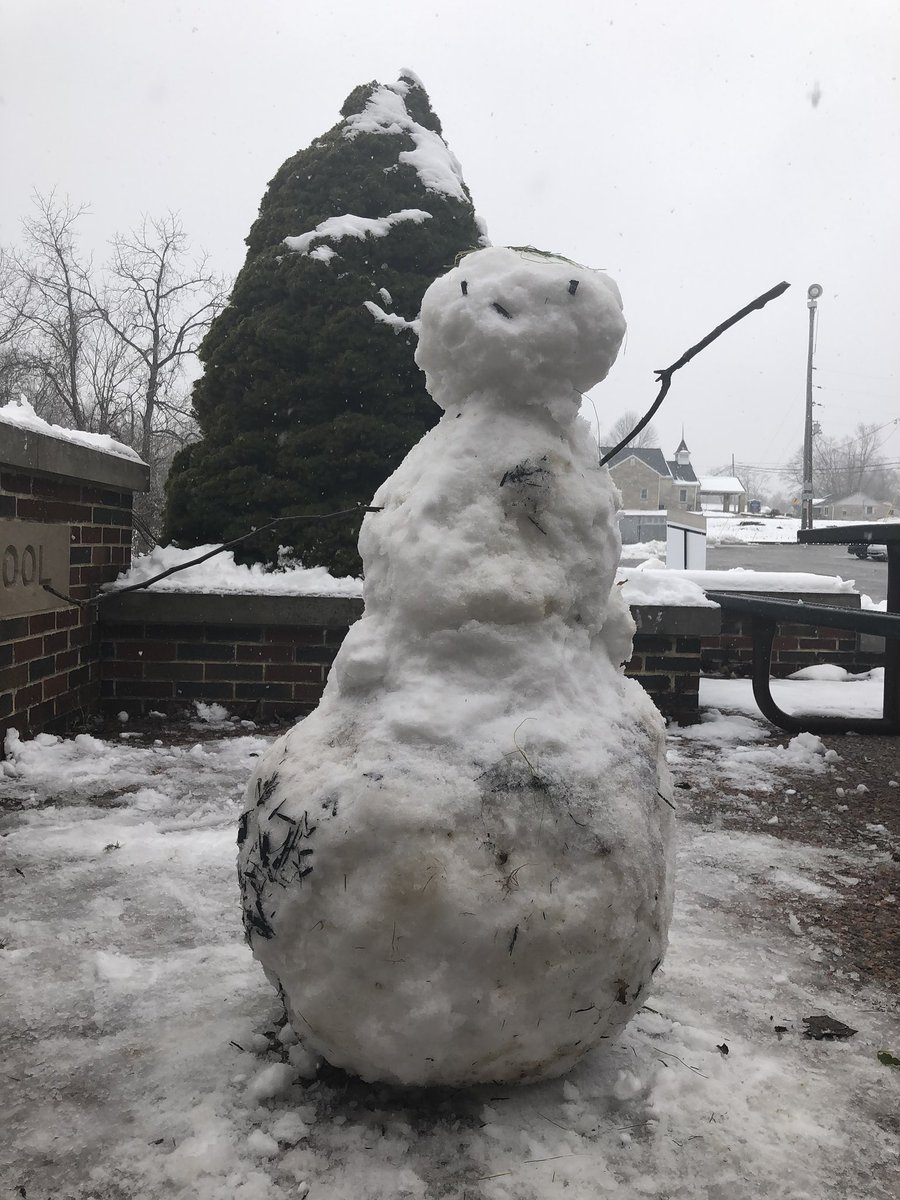 My job is THE BEST. Who else gets to look out their office window and see this and hear: “Ms. Albright! We’re making you a present!”