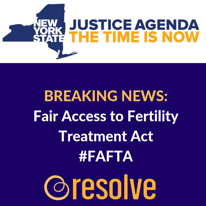 resolveorg's tweet photo. BREAKING NEWS:  @NYGovCuomo  includes IVF and fertility reforms in his budget proposal. We are encouraged by Governor Cuomo’s commitment to the principles of the Fair Access to Fertility Treatment Act. Now let’s work with @AndreaSCousins and @CarlHeastie to make #FAFTA a reality! https://t.co/w99E6cn08a