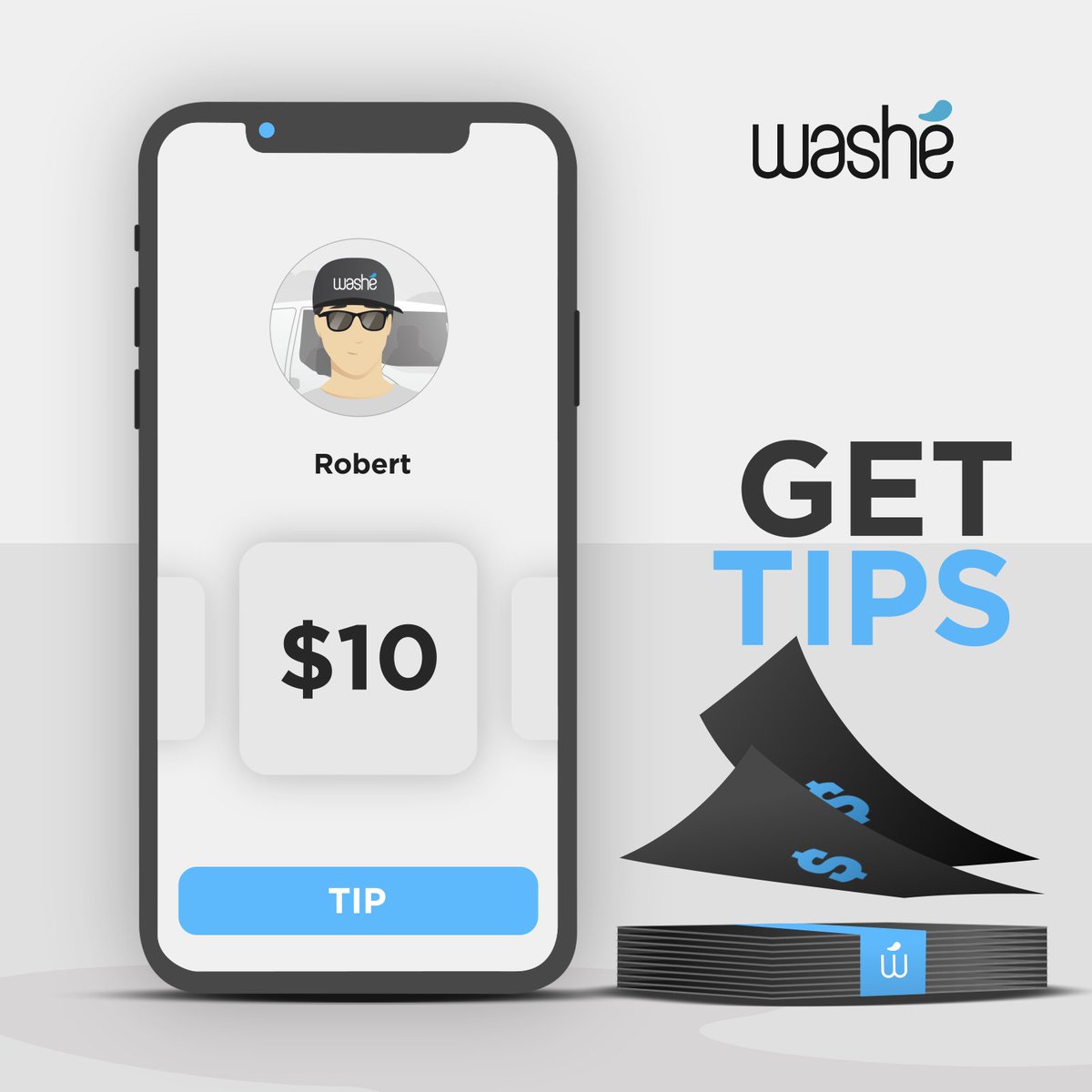 WasheApp's tweet image. Reason #7 for becoming a Washér.
Who wouldn’t want to get tips?

Apply Now by clicking the application link below and earn up to $1,500 per week.
washe.io/become-a-washer
