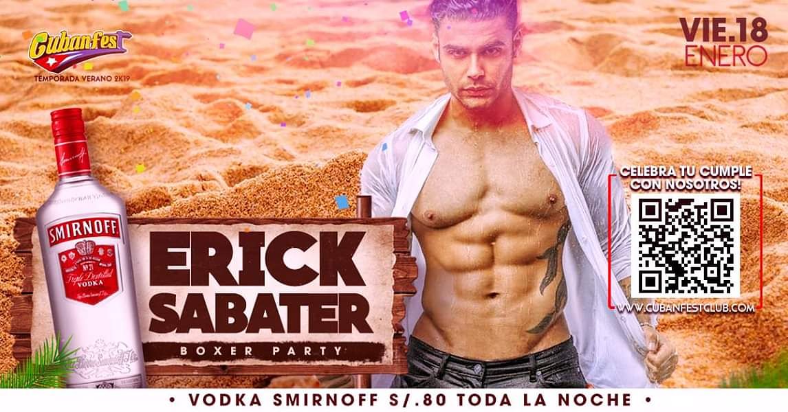 Seguimos con los Show 🔥🔥🔥 este viernes <a href="/ericksabater/">Erick J. Sabater</a> en Club Kenko Santa Clara . No se lo pierdan 😍😍😍😍