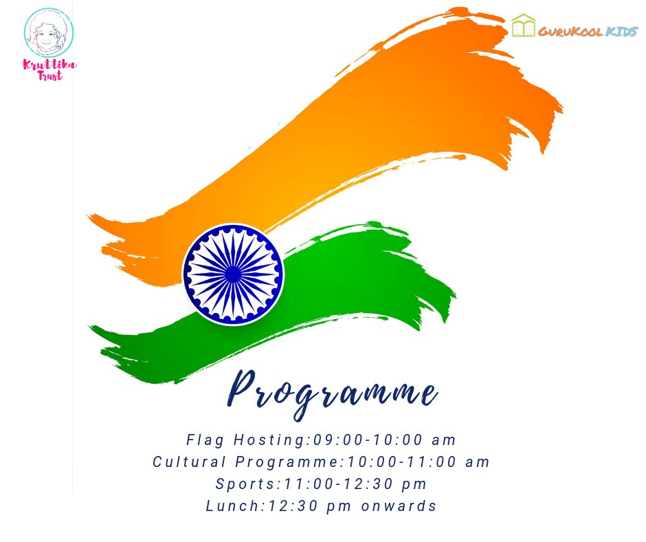 Join <a href="/GurukoolKids/">Gurukool Kids</a> this 26th January and celebrate the #70threpublicday with us. The children have been preparing for a fun and eventful day.
Our address: bit.ly/2CpY9xS
#republicday #nonprofit #socialimpact #dogood #makeadifference #bethechange #70threpublicday