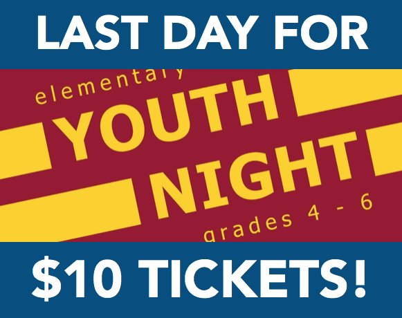FLASCE's tweet image. Youth Night is next Friday, January 25! Tickets to Youth Night are $10 when you register by the end of the day. Tickets are $15 after 1/17. Details and registration at bit.ly/2GFGzej