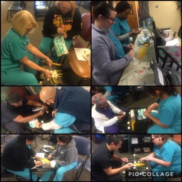 childrensdds's tweet photo. Our teams work hard to make sure they do a great job of communicating with each other and their patients. Creative team building exercises are just one way in which we train and collaborate with one another. https://t.co/CPigvM8CyW