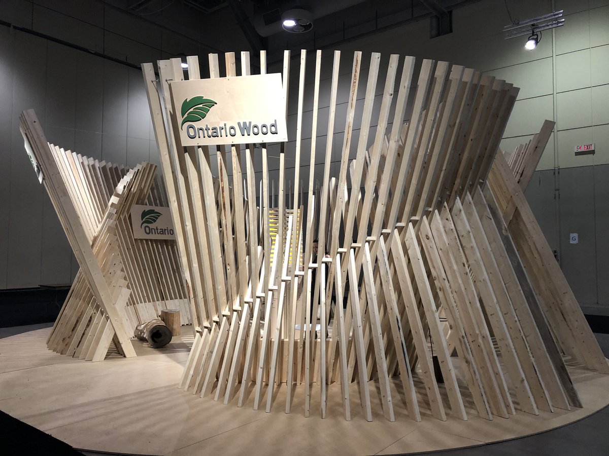 AvantGardeGC's tweet image. Got a sneak peek of the@ontariowood installation at #ids and it’s a perfect melding of a rustic concept with modern tech. @homeditcom