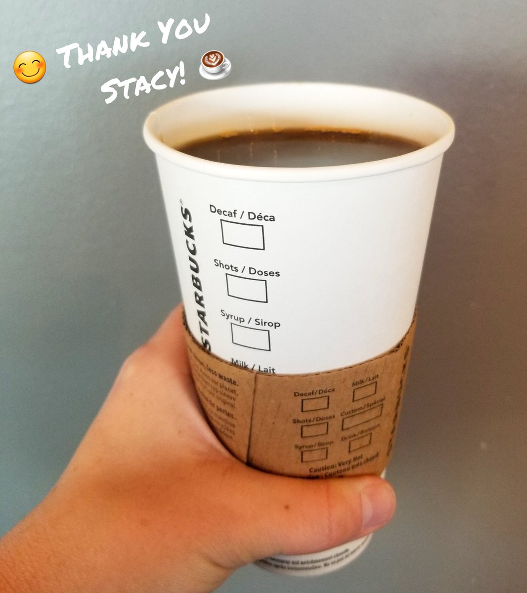 Thank you to Stacy @PEIStarbucks on University Ave! You made the most delicious pour-over in the world and it made my day perfect! <a href="/StarbucksCanada/">Starbucks Canada</a> <a href="/Starbucks/">Starbucks</a>