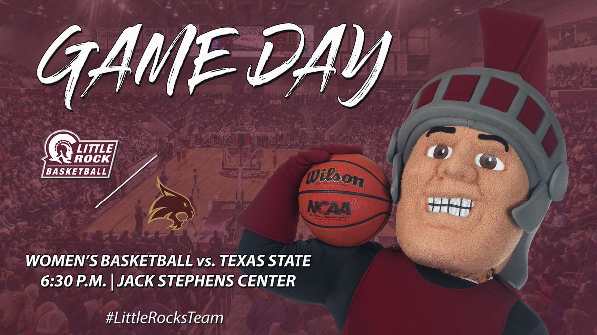 MaximusLR's tweet image. 🚨 IT’S GAME DAY! 🚨

@LittleRockWBB faces off against Texas State tonight at 6:30 p.m. at the Jack Stephens Center! Be there!

TIX 🎟️: bit.ly/2QS1Bq8

#LittleRocksTeam