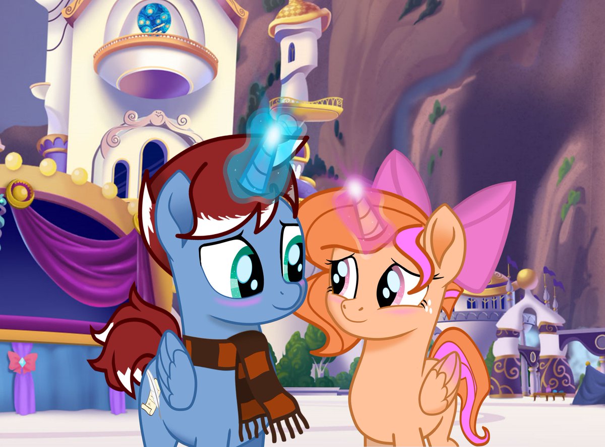 Solo_Scarf's tweet photo. This is What @Solo_Scarf & @Sandyst99826860 would look Like if They would be in the MLP The Moive! #MLP #Brony #mylittlepony #SoloScarf #SandyStar #MLPTheMovie #Cute https://t.co/pKvCGqiLaM