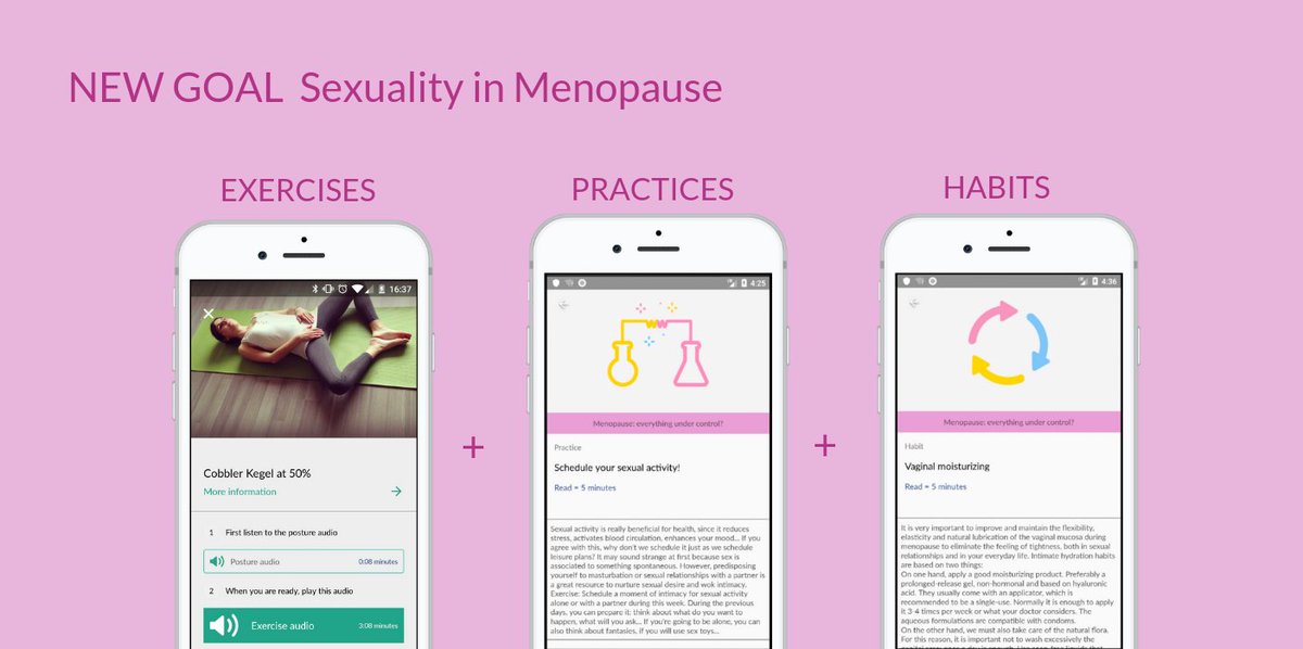 New Goals! #Sexuality After #Childbirth and #Sexuality in the #Menopause.
#Sex can be a sensitive issue at different stages of life. That’s why we’ve just launched 2 special programs to improve symptoms such as vaginal dryness, loss of sex drive or painful intercourse.