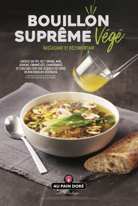 Découvrez toutes nos soupes ici — > bit.ly/2RUhTTM