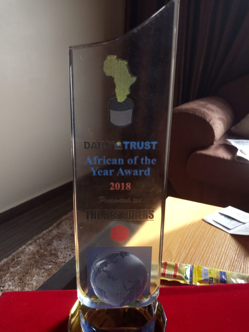 LakeHub's tweet photo. Congratulations! Making Kisumu and Kenya proud.
#TeamRestorers receiving @daily_trust African of the Year Award, for the iCut App developed in the @technovation challenge competition 2017.
#womenintech https://t.co/xCAHcppJKb