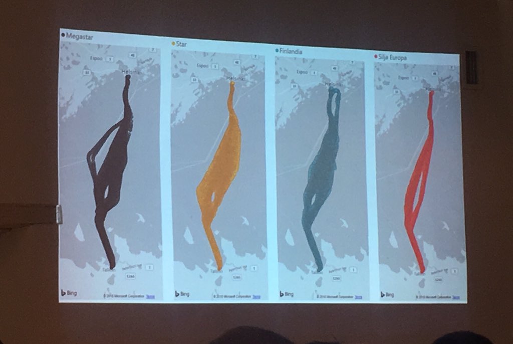 valdarliive's tweet photo. #Finestsmartmobility Innovation Pilot Workshop in Tallinn. Surprisingly ferries #Megastar #Star #Finlandia and #SiljaEuropa using slightly difference routes between #Tallinn and #Helsinki #goodstaff #FinEstBayArea https://t.co/sT7XdqHOOF