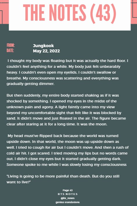 BTS Notes on Twitter: