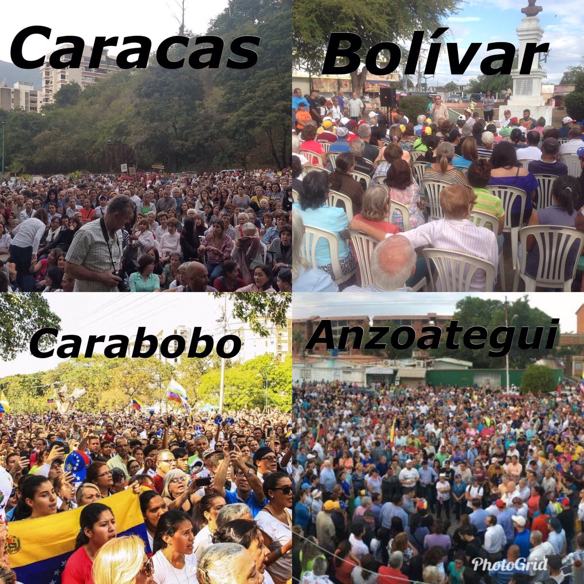 En toda Venezuela se escucha una sola voz ¡Cese a la usurpación! . La <a href="/AsambleaVE/">Asamblea Nacional</a> ha planteado una ruta muy clara. Cese de usurpación, gobierno de transición y elecciones libres. Vamos a impregnarnos del espíritu de los artículos 333 y 350 para juntos lograr la libertad