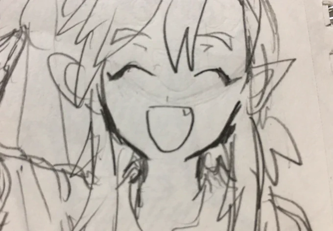 こういう目の描き方が好きです…………………………… 