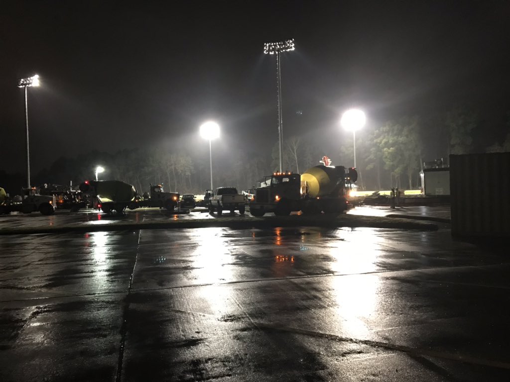 DrRLong3's tweet image. Construction Update: Nothing says good morning like a 5:00am 15 cement truck salute with the installation of sidewalks at our stadium for the community @WellsWolverines . Our community is excited for the investment @SpringISDMiddle @SpringISDMiddle @Spring_Build