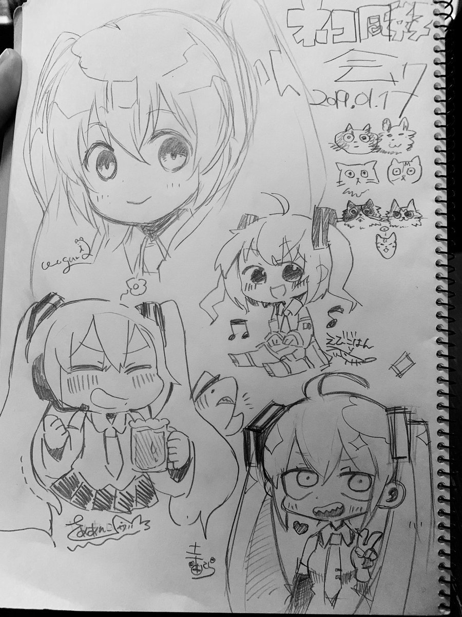 みんなでお絵描きしてる!woguraさん、寺田てらさん、さめあんこさん!自分は雑魚えび。 